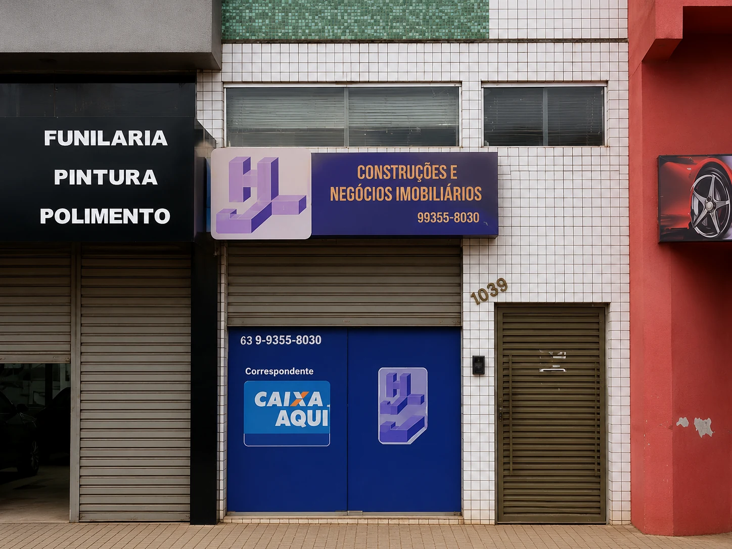 Fachada do escritório da HJL em Congonhas