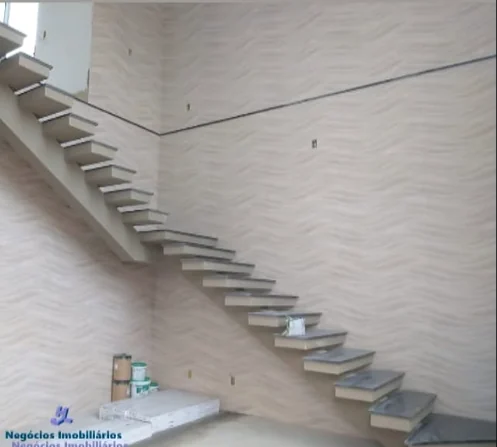 Detalhes internos de obra residencial
